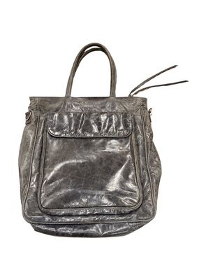 Green Latigo Leather Tote Bag
